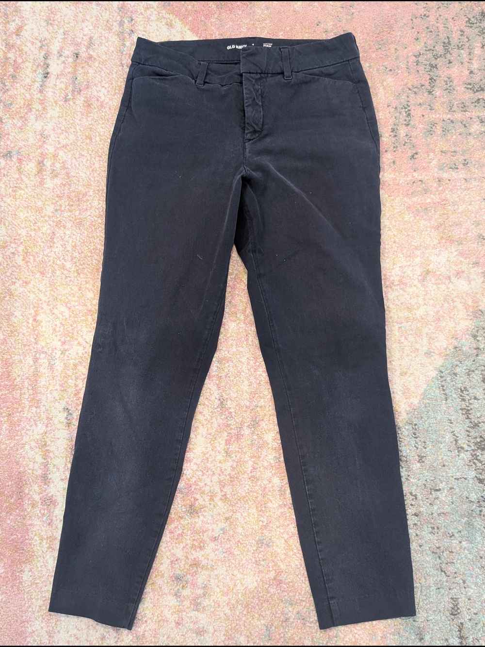 Old Navy High Rise Pixie Pants- Navy Blue